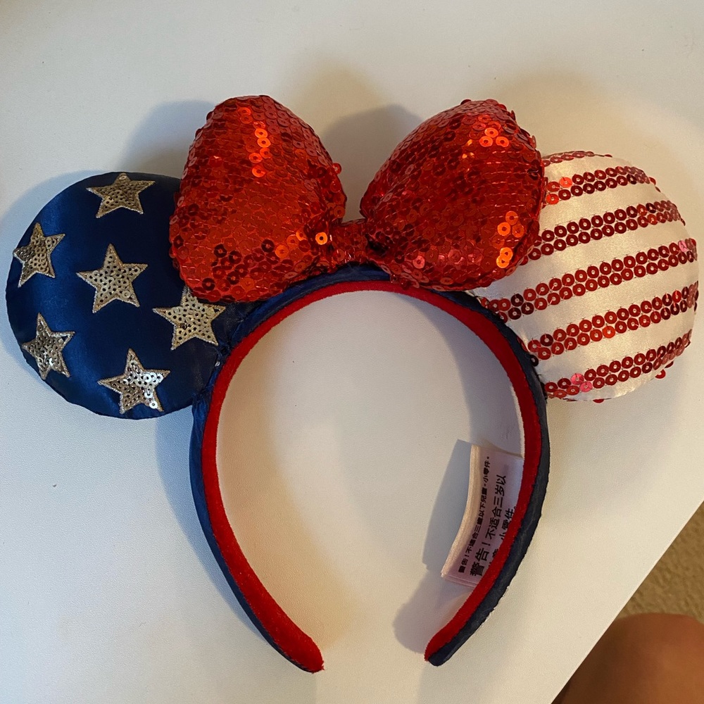 American Flag Minnie Ears